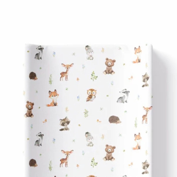 Woodland Animals Anti Roll Changing Mat by BabyBells